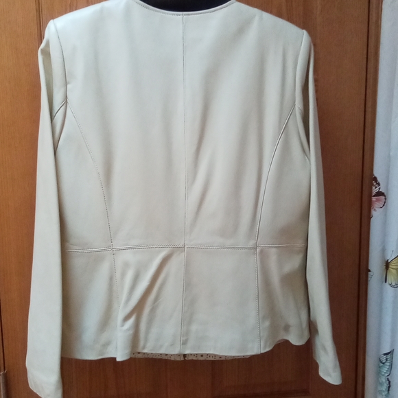 Isaac Mizrahi Lamb Leather Jacket  NWOT  XL - Picture 3 of 7